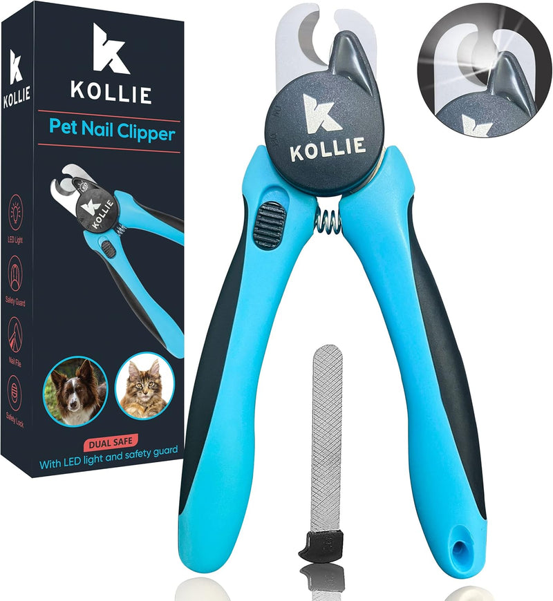 Dog Nail Clippers with LED Light, Cat Nail Clippers