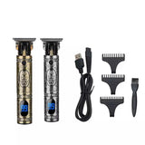 Professional Small Fader Hair Trimmer Gold LCD