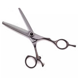 Black 6.0" 440C Swivel Thinning Scissors