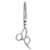 Blue Crystal Right Handed Thinning Scissors