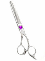 6.0" Dragon Purple Crystal Thinning Scissors