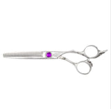 6.0" Dragon Purple Crystal Thinning Scissors