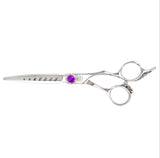 Dragon Purple Crystal Hairdressing Scissors