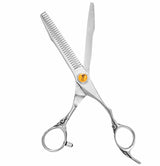 Dragon Yellow Crystal Line Thinning Scissors