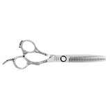 White Crystal 6.0" Professional Thinning Scissors